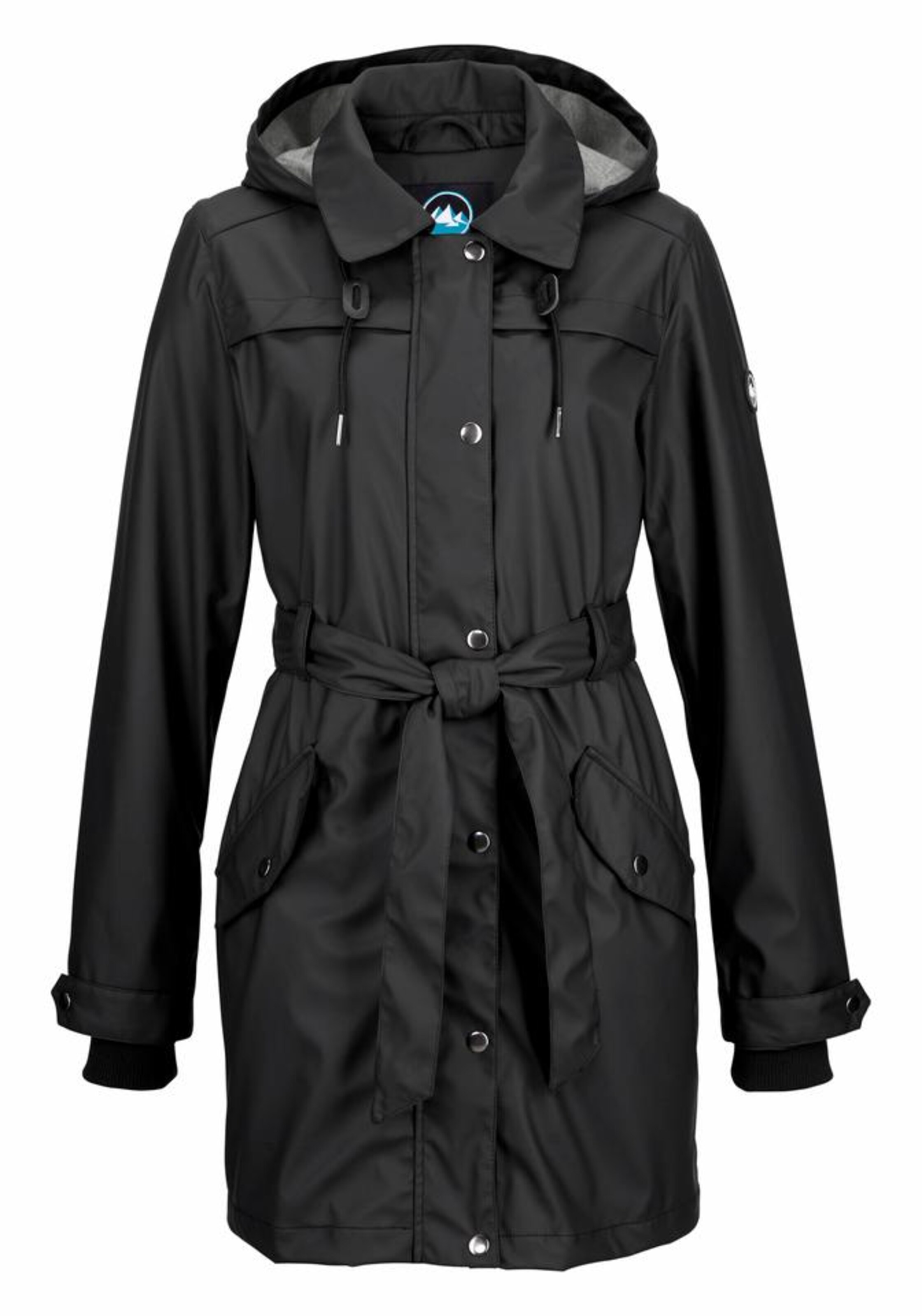 POLARINO - Regenjacke in schwarz