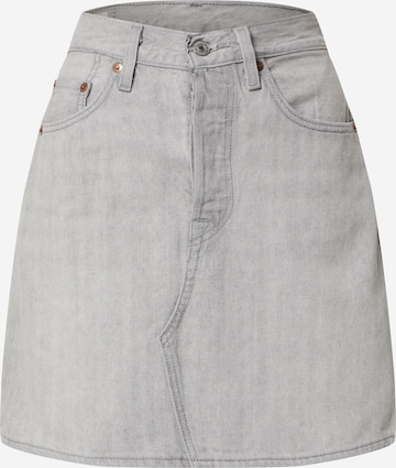 Jupe 'High Rise Deconstructed Iconic' LEVI'S ® en gris : devant