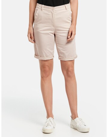 GERRY WEBER Regular Hose in Beige: predná strana