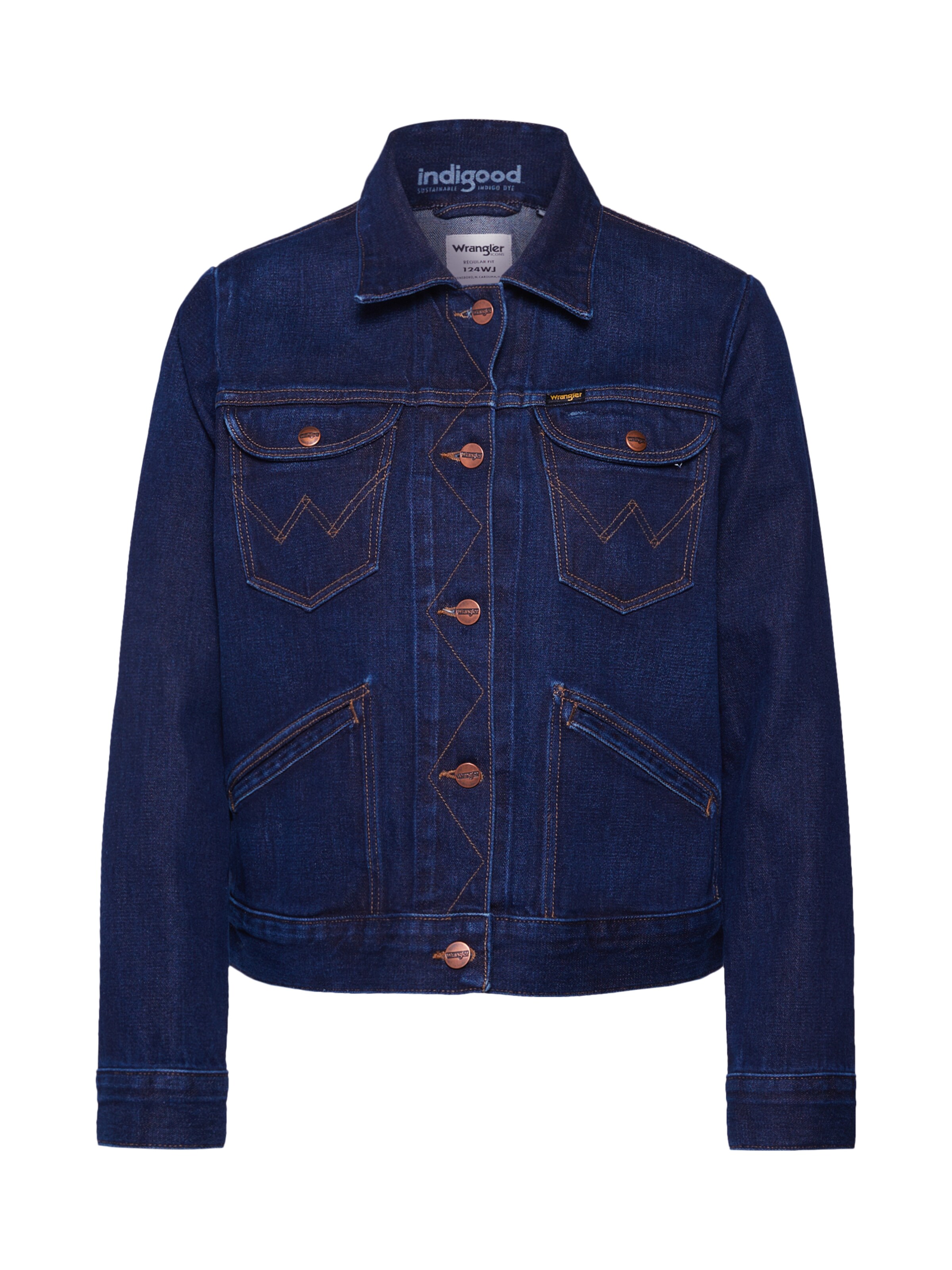 WRANGLER - Tussenjas '124WJ SHERPA' in de kleur Blauw