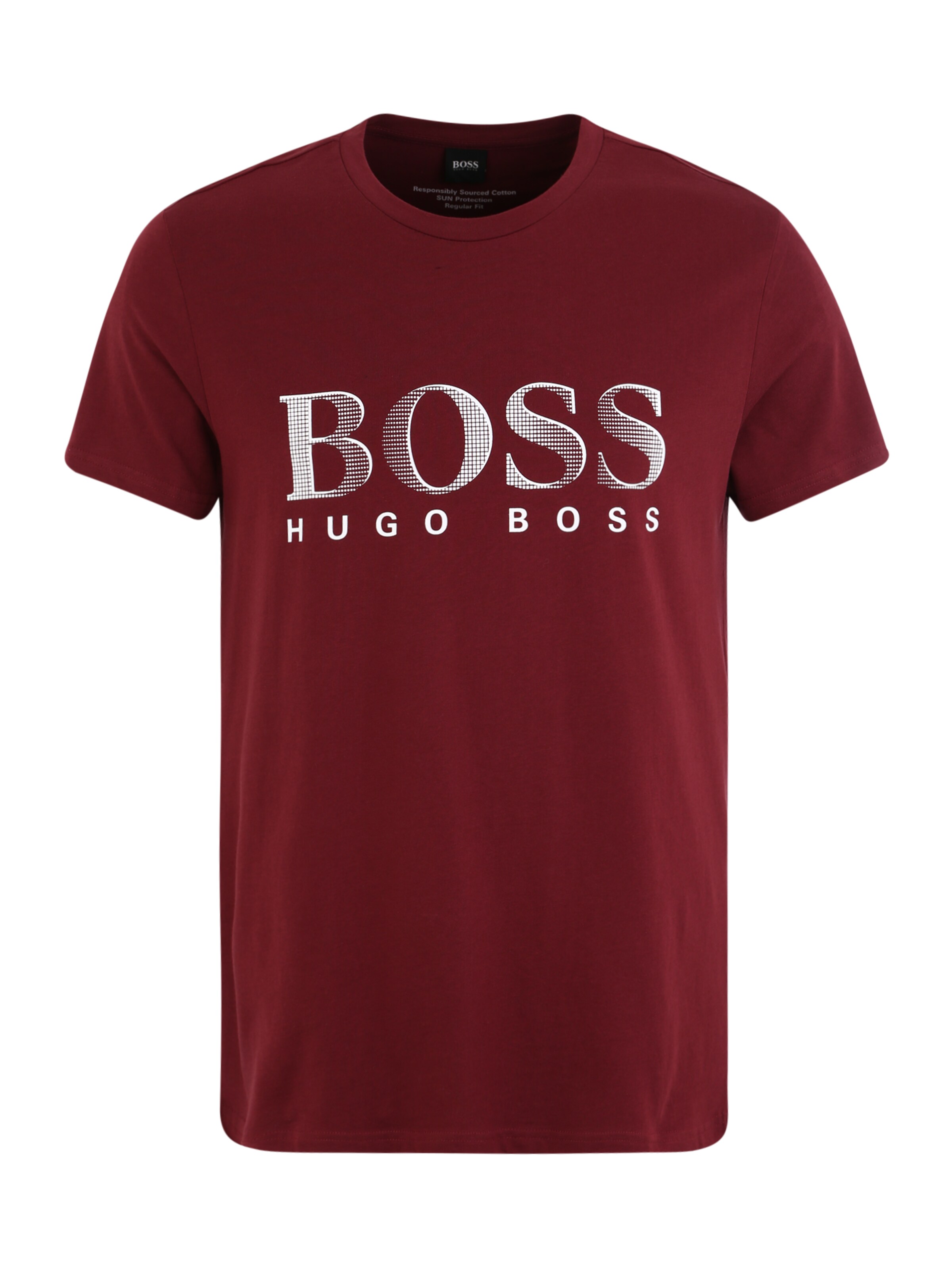 BOSS - Pyjama kort in de kleur Rood