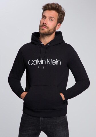 Calvin Klein كنزة رياضية بلون أسود: الأمام
