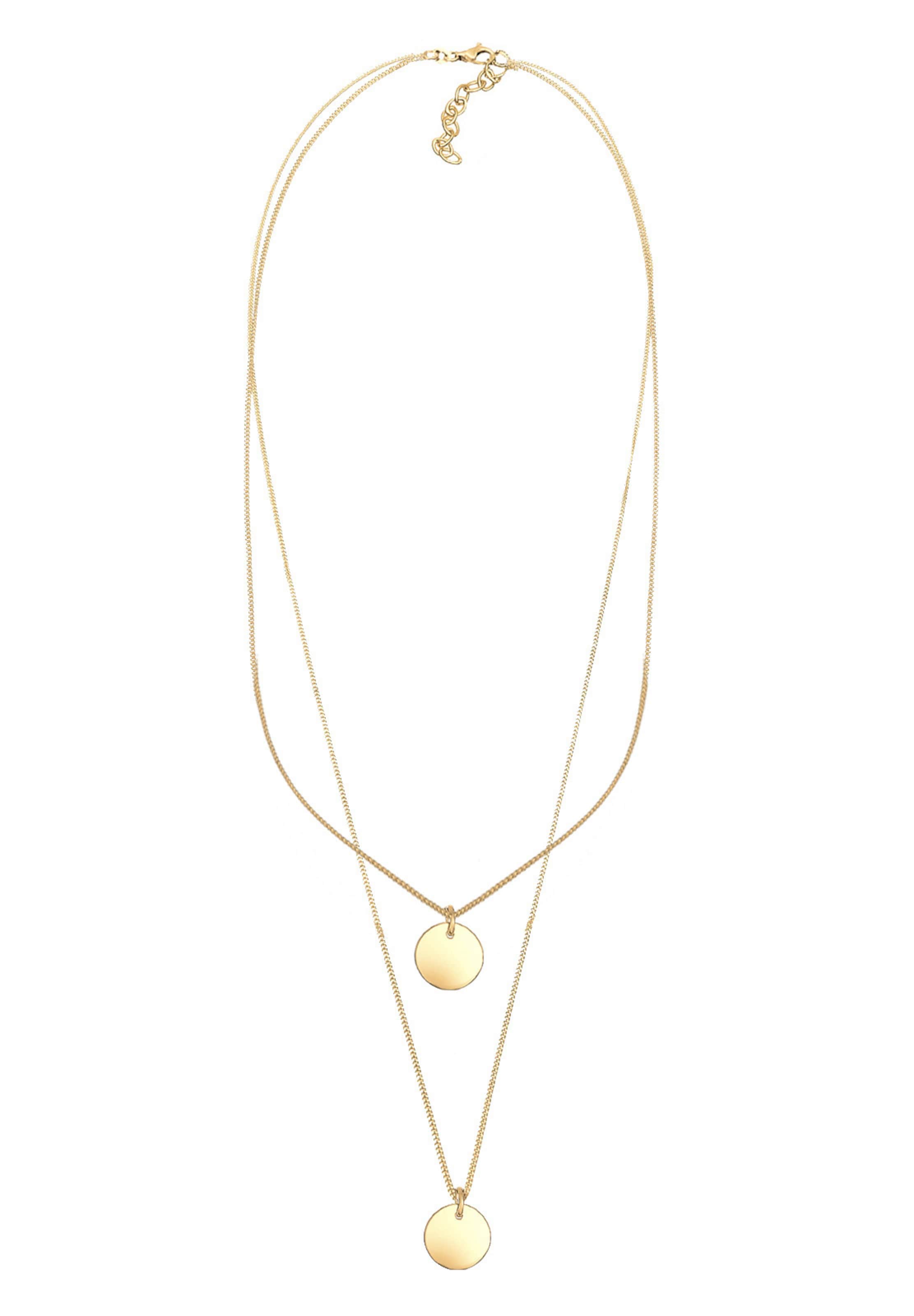 ELLI Retiazka 'Kreis' - Zlatá: predná strana