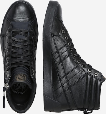 DIESEL Sneakers hoog 'D-String Plus' in Zwart