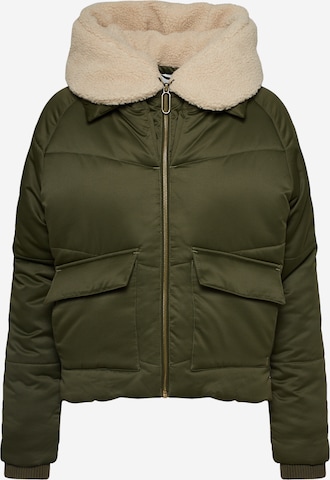 Veste mi-saison Urban Classics en vert : devant