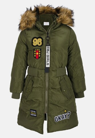 CIPO & BAXX Winter Jacket in Green: front