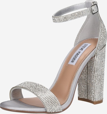 STEVE MADDEN Strap Sandals 'Carrson' in Silver: front