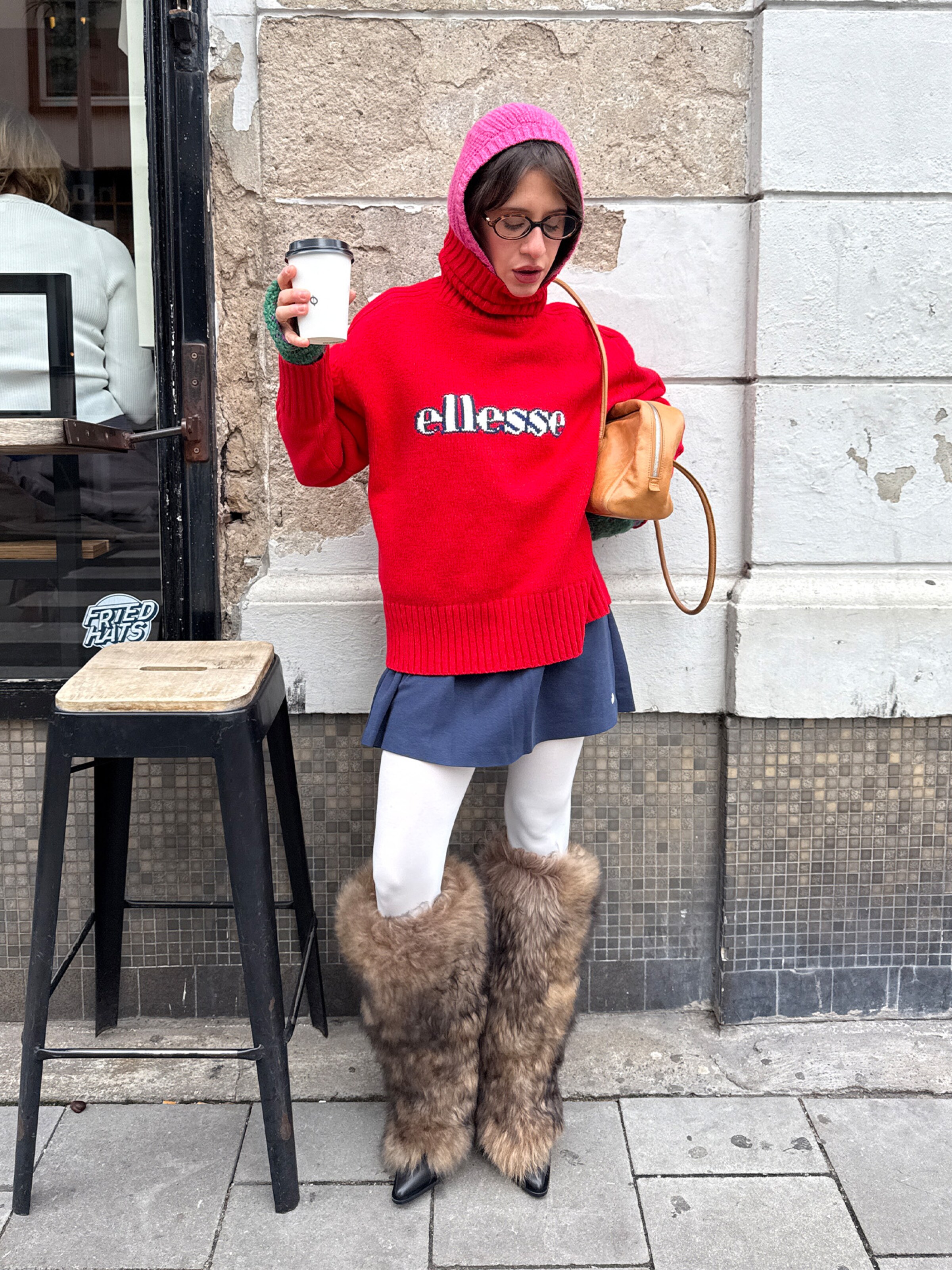 Rebeca - Red Sweater Look by ellesse