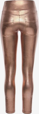 Skinny Leggings LASCANA en bronze