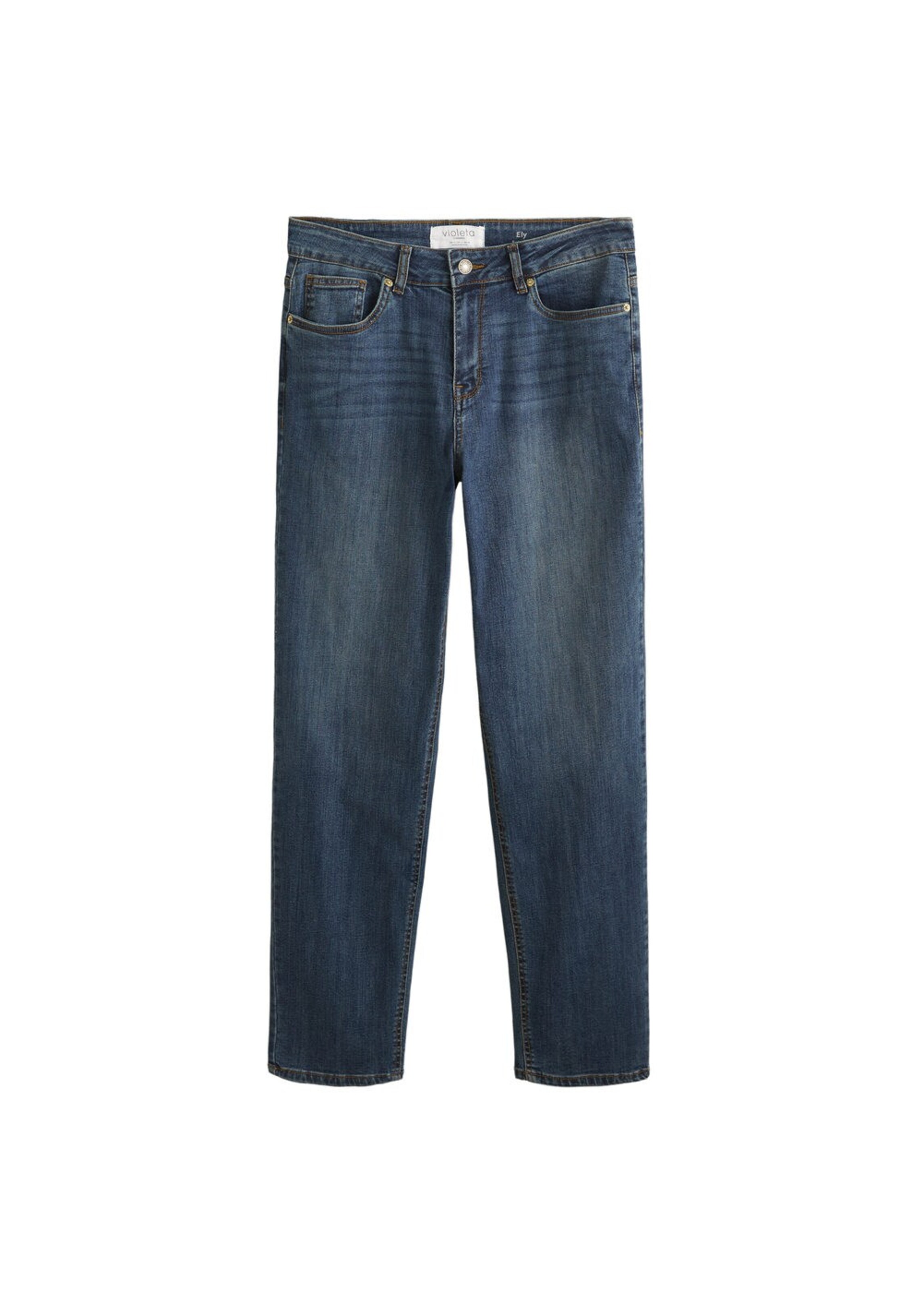 VIOLETA by Mango - Jeans 'Ely' in kobaltblau