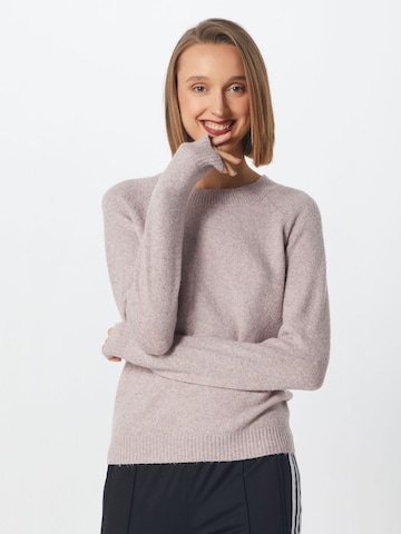 VERO MODA Sweter 'Doffy' w kolorze różowy: przód