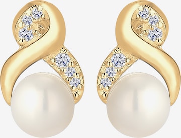 ELLI PREMIUM Earrings 'Infinity' in Gold: front
