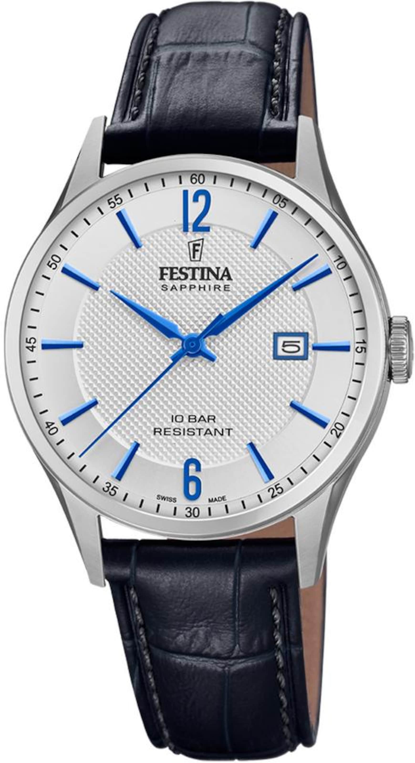 FESTINA Analog watch in Black: front