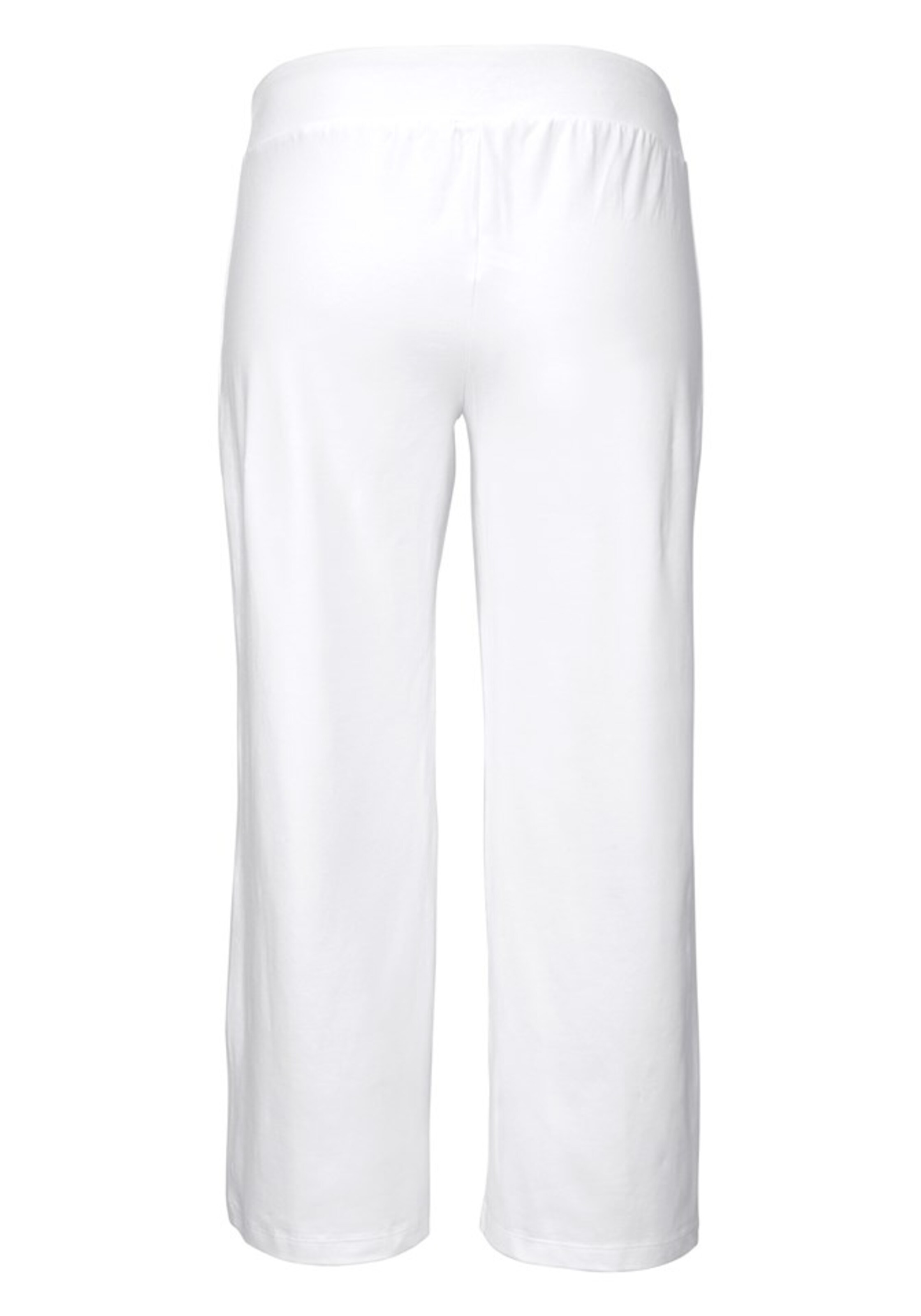 BEACH TIMELoosefit Hlače - bijela boja