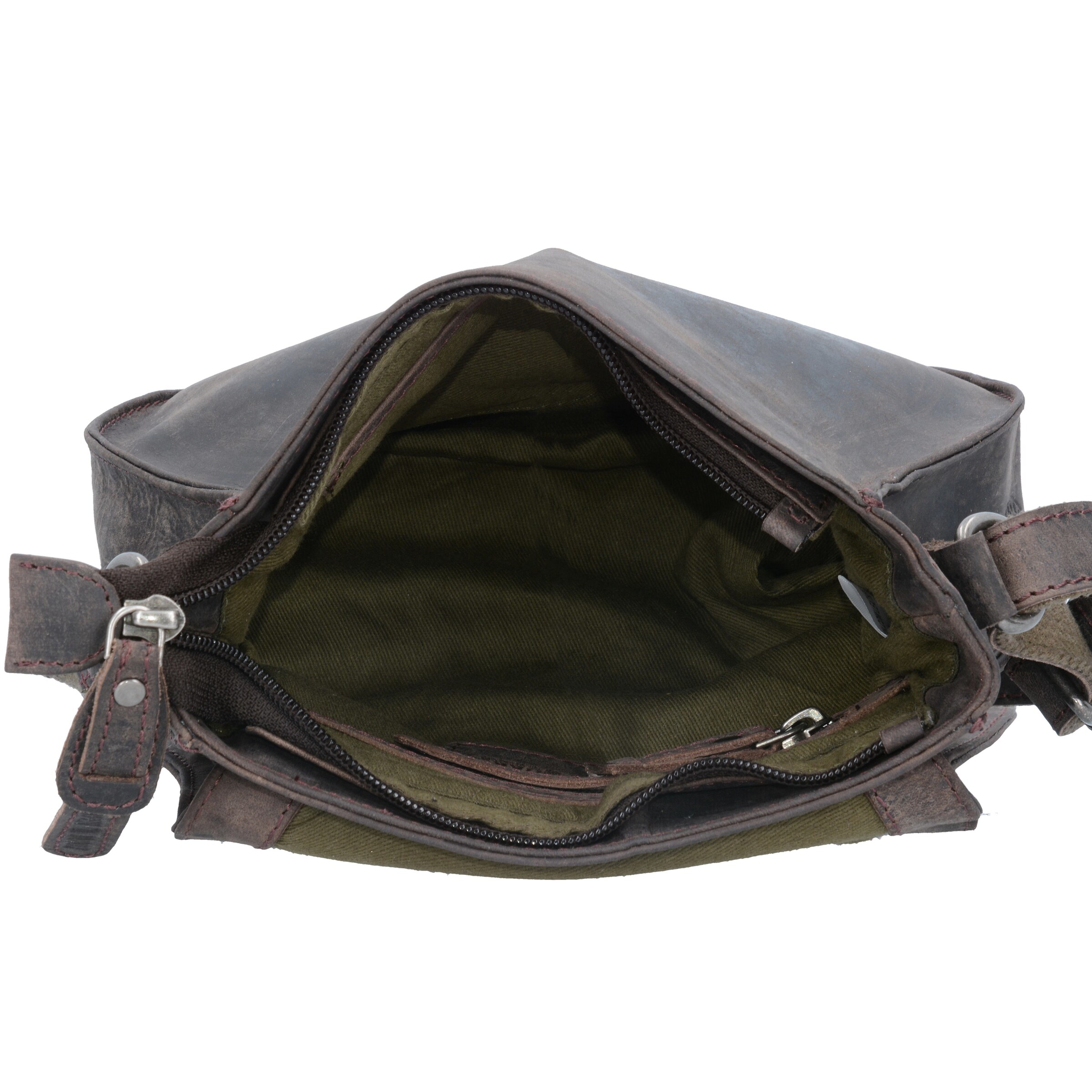 GREENBURRY Schoudertas 'Vintage Revival' in Bruin