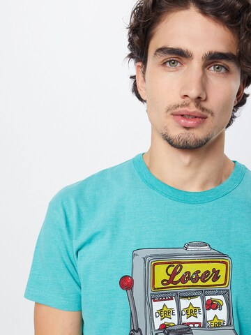Derbe Shirt 'Lucky' in Blau