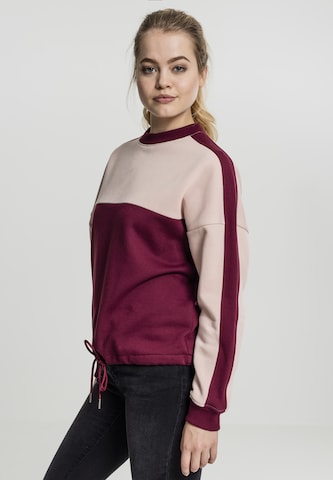 Urban Classics Sweatshirt in Rot