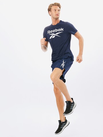 Reebok Regular fit Performance Shirt in Blue