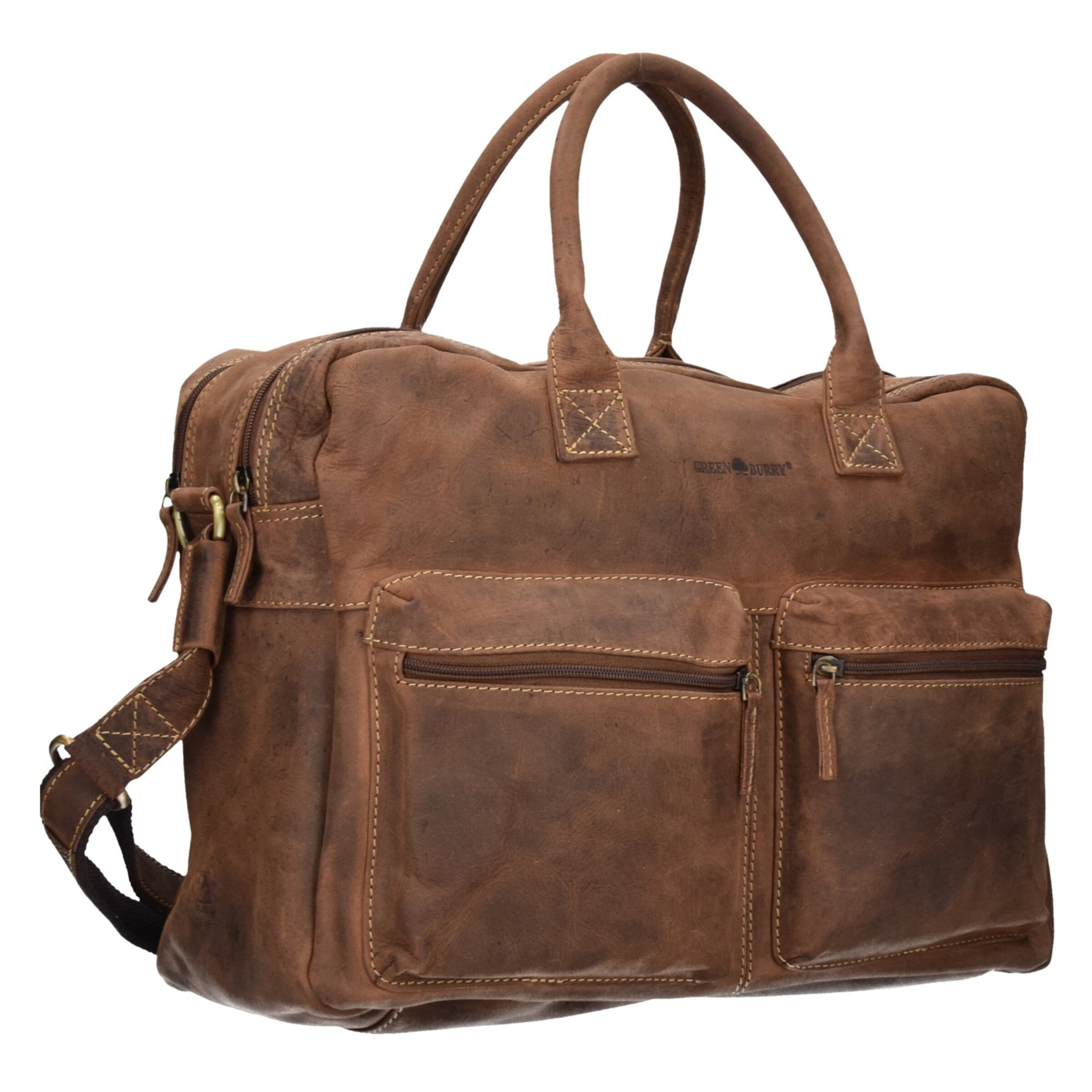 Porte-documents GREENBURRY en marron