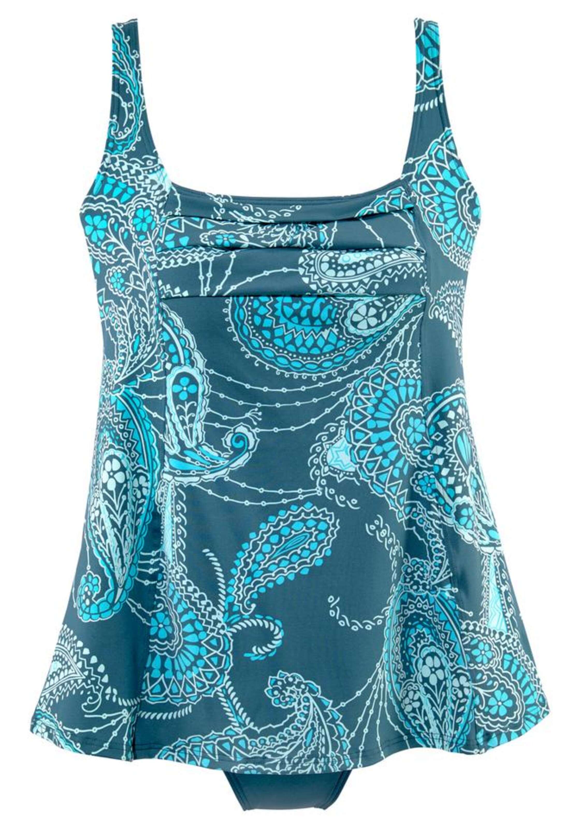 LASCANA Бюстье Купальник-платье в Зеленый: спереди