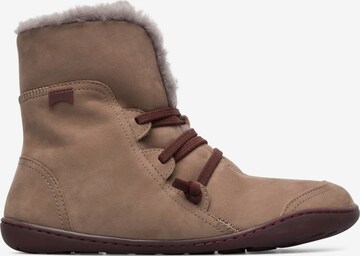 Bottines à lacets 'Peu' CAMPER en marron