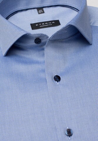 ETERNA Regular fit Business Shirt in Blue: front