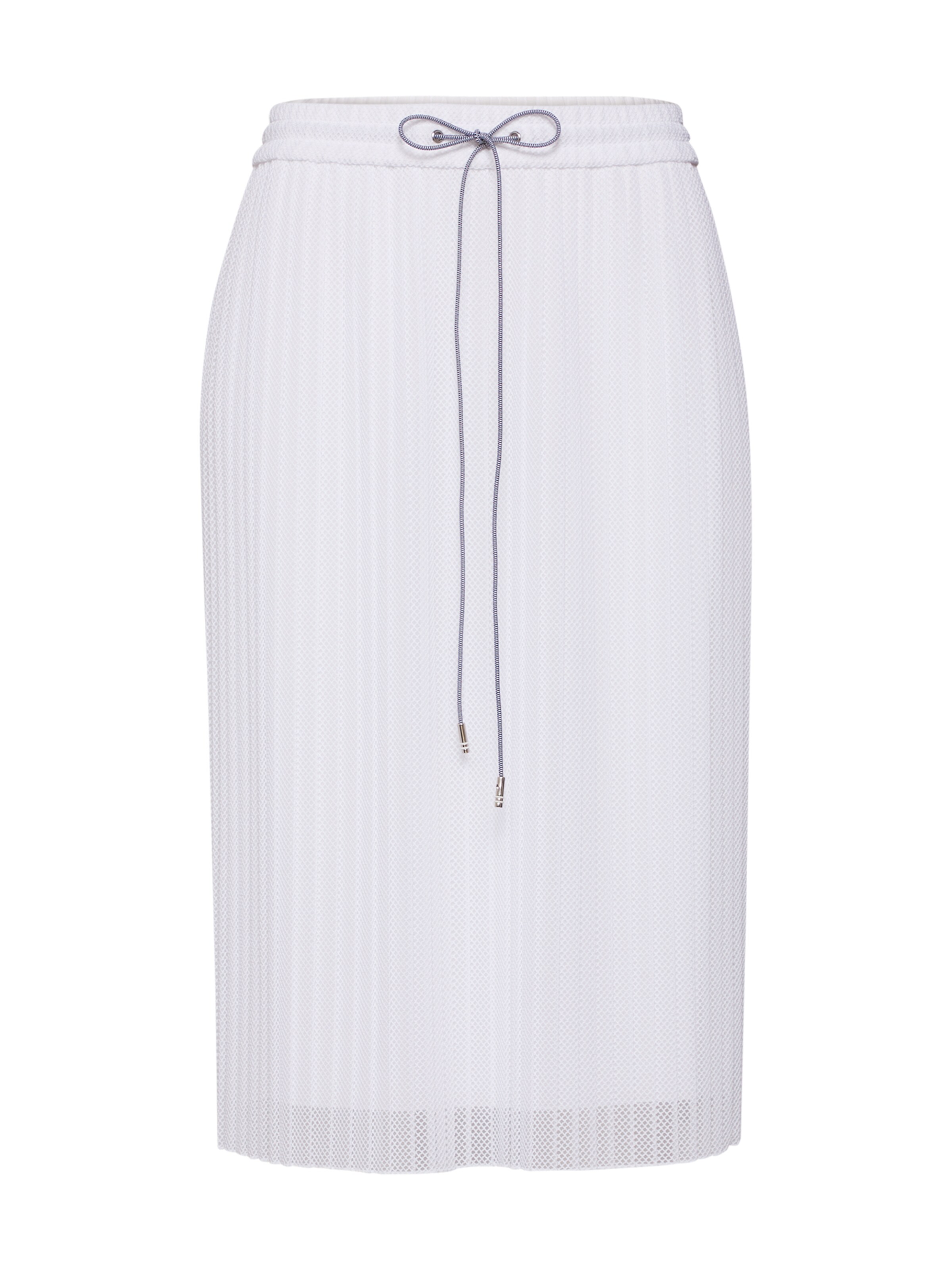 HUGO - Rok 'Replissa-2' in de kleur Wit