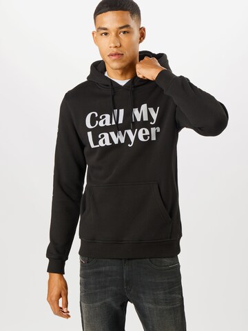Sweat-shirt 'Lawyer' Mister Tee en noir : devant
