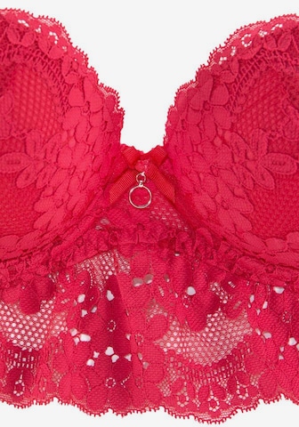 s.Oliver Push-up BH 'Charléne' in Rood