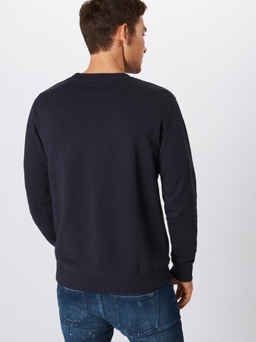 Sweat-shirt 'Core' Calvin Klein Jeans en bleu : derrière