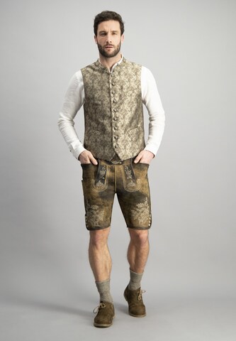 STOCKERPOINT Slimfit Shorts 'Bartl' in Braun