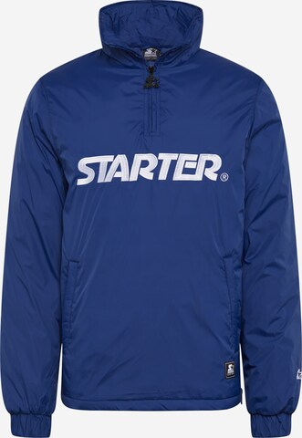 Coupe regular Veste mi-saison Starter Black Label en bleu : devant