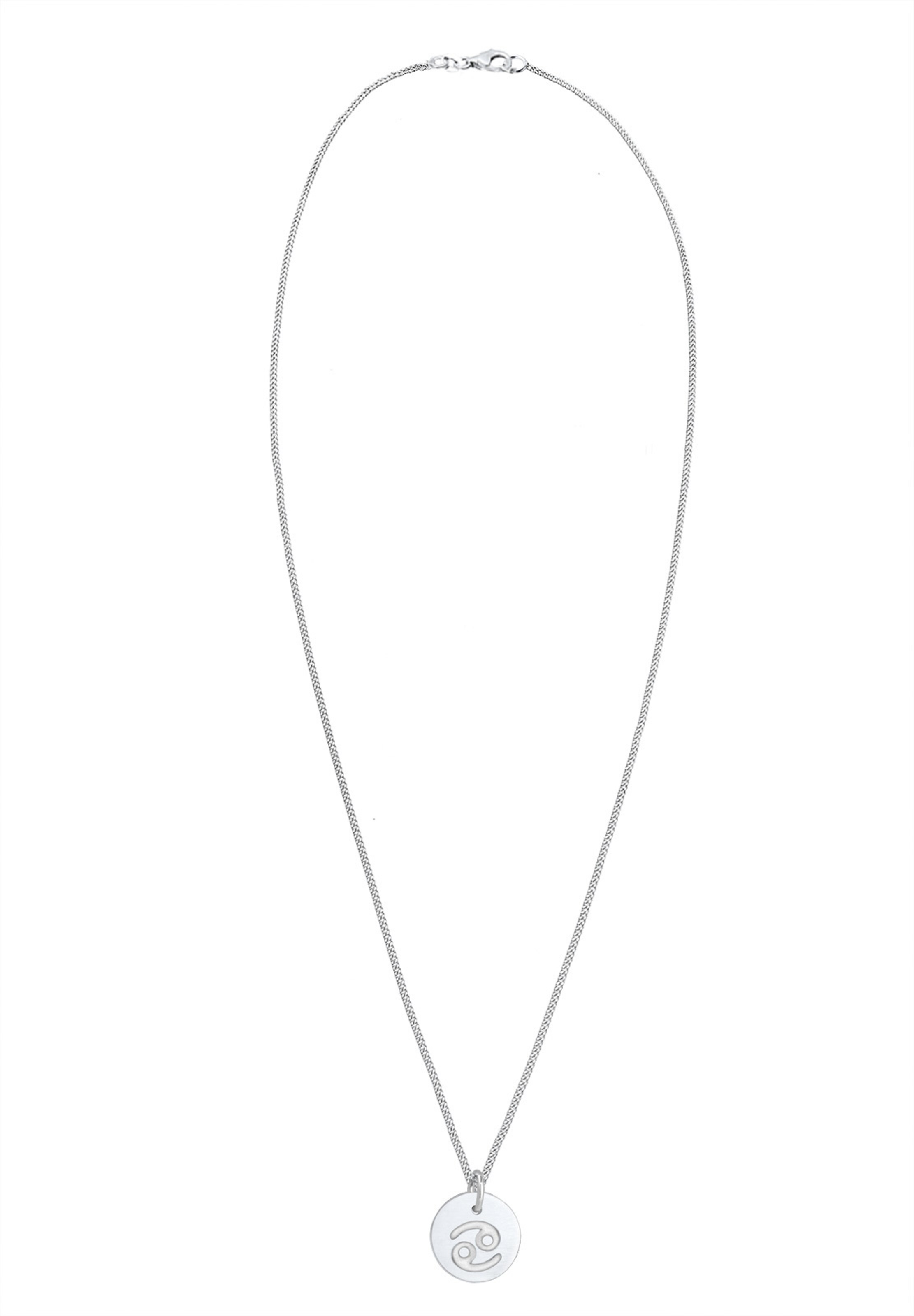 ELLI Halskette Sternzeichen, Sternzeichen - Krebs in Silber