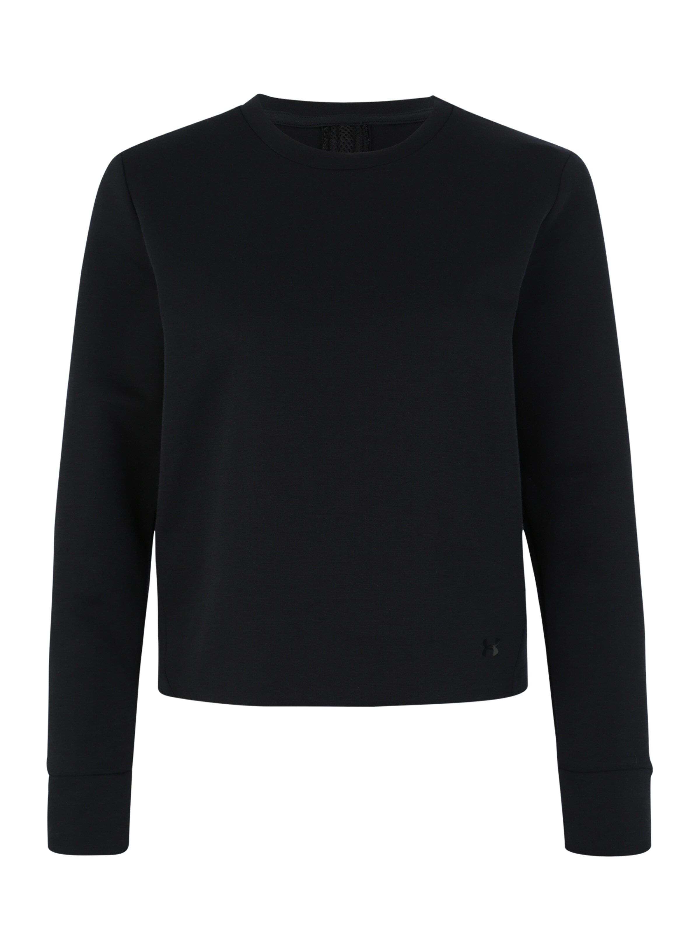 UNDER ARMOUR - Sweatshirt 'UNSTOPPABLE MOVE LIGHT RADIAL BACK PLEAT' in schwarz
