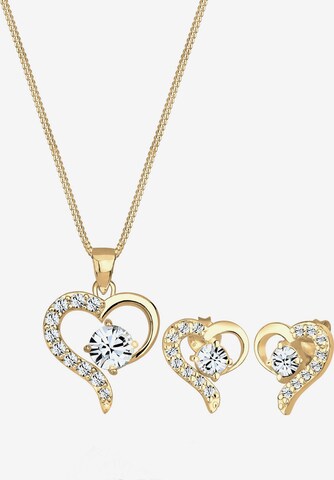 ELLI Jewelry Set in Gold: front