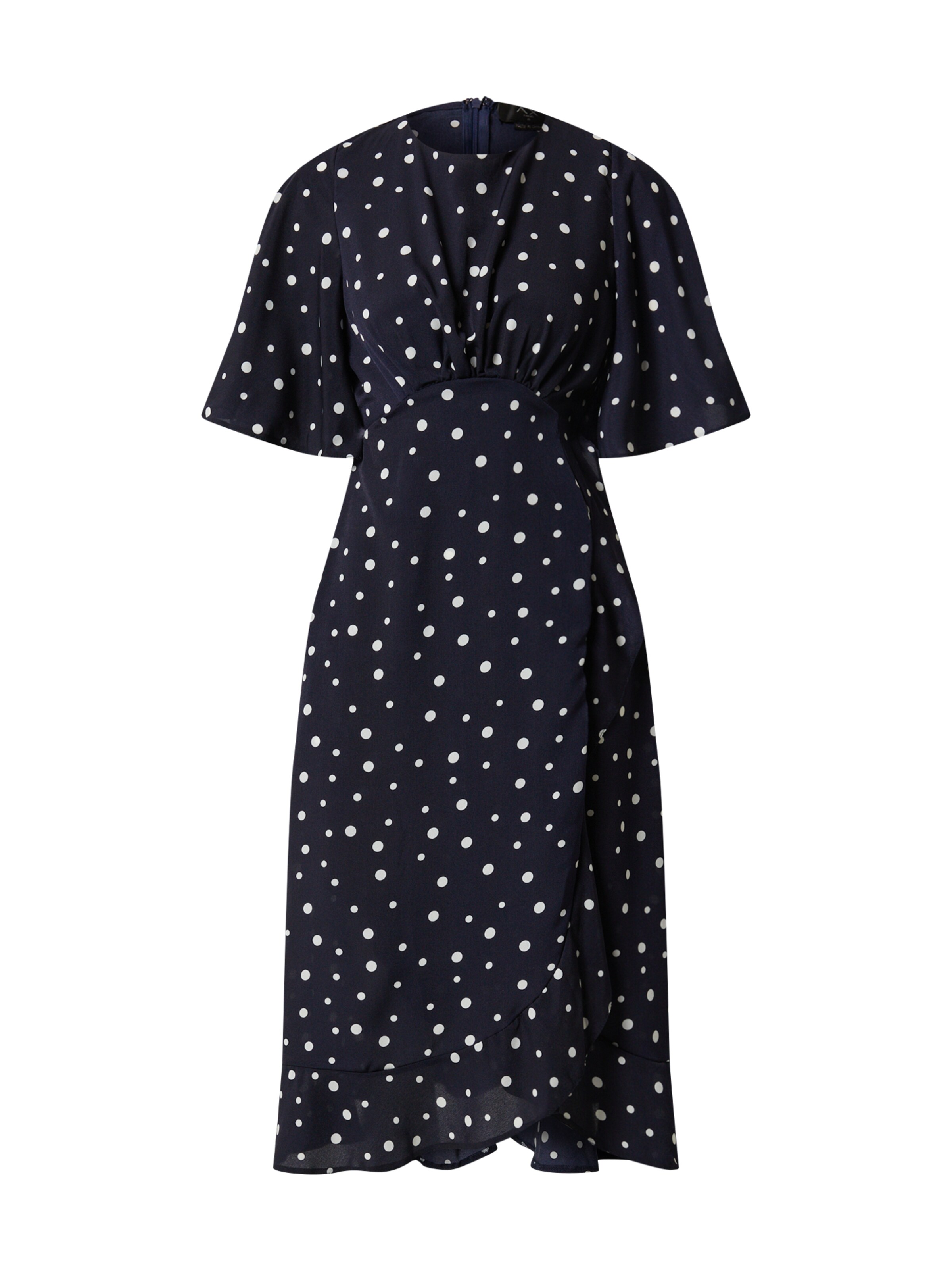 ax paris blue polka dot dress