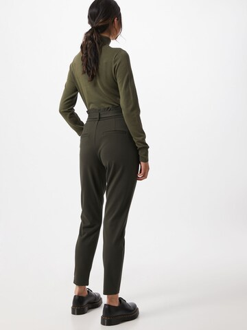 VERO MODA Slimfit Bandplooibroek 'VMEVA' in Groen