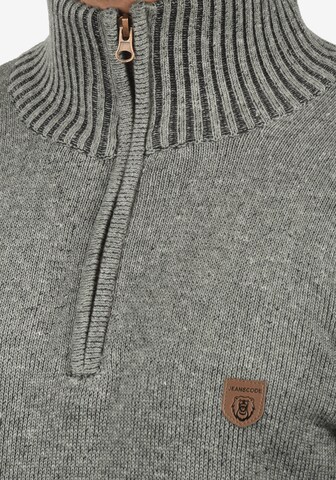 INDICODE JEANS Sweater 'Nathen' in Grey