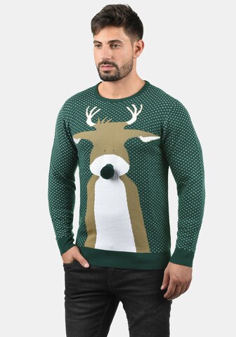 Pullover 'Rudolph' di BLEND in verde: frontale
