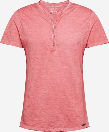 Key Largo Shirt 'LEMONADE' in Rood: voorkant