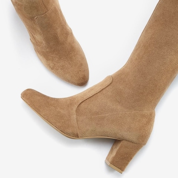 LASCANA Over the Knee Boots in Beige