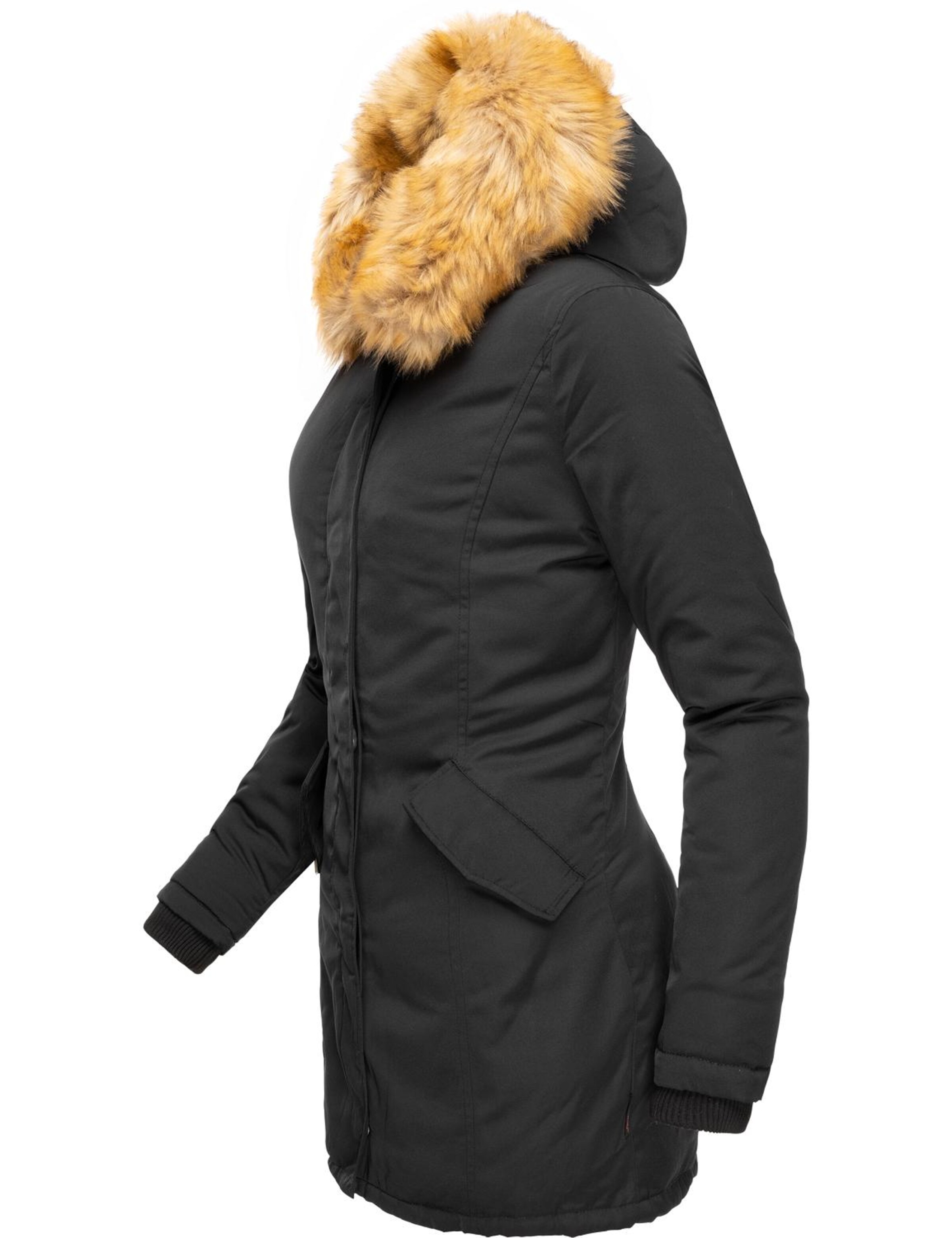 MARIKOO Winter parka 'Karmaa' in Black