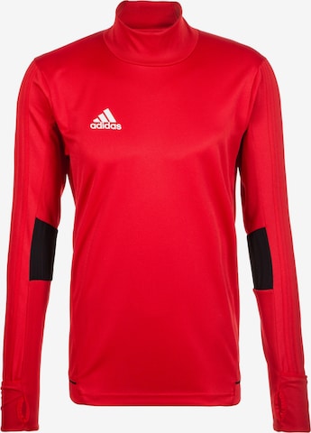 T-Shirt fonctionnel 'Tiro 17' ADIDAS PERFORMANCE en rouge : devant
