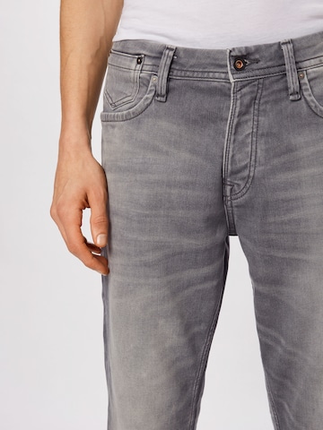 JACK & JONES Slimfit Jeans 'Tim Leon' in Grau