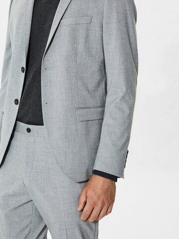 SELECTED HOMME Slim fit Blazer in Grey