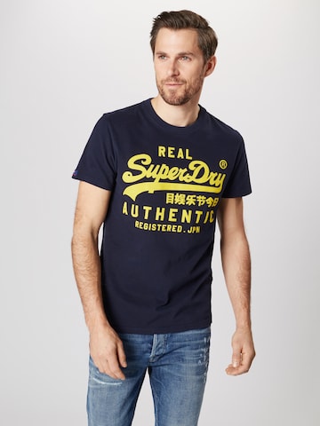 Superdry Shirt in Blau: predná strana