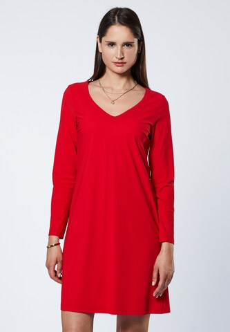 EVITA Jurk in Rood: voorkant