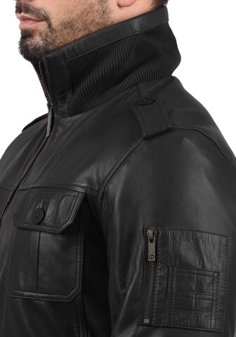 !Solid Lederjacke 'Famash' in Schwarz