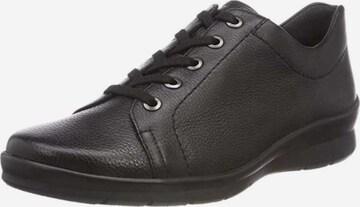 SEMLER Athletic Lace-Up Shoes in Black: front