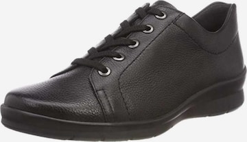 SEMLER Athletic Lace-Up Shoes in Black: front